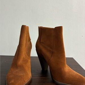 Jessica Simpson Brown Suede Heeled Boots